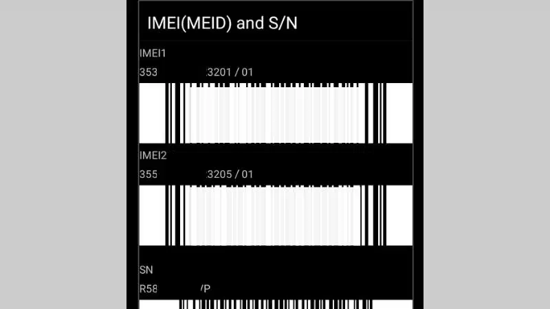Cách check IMEI Samsung chính