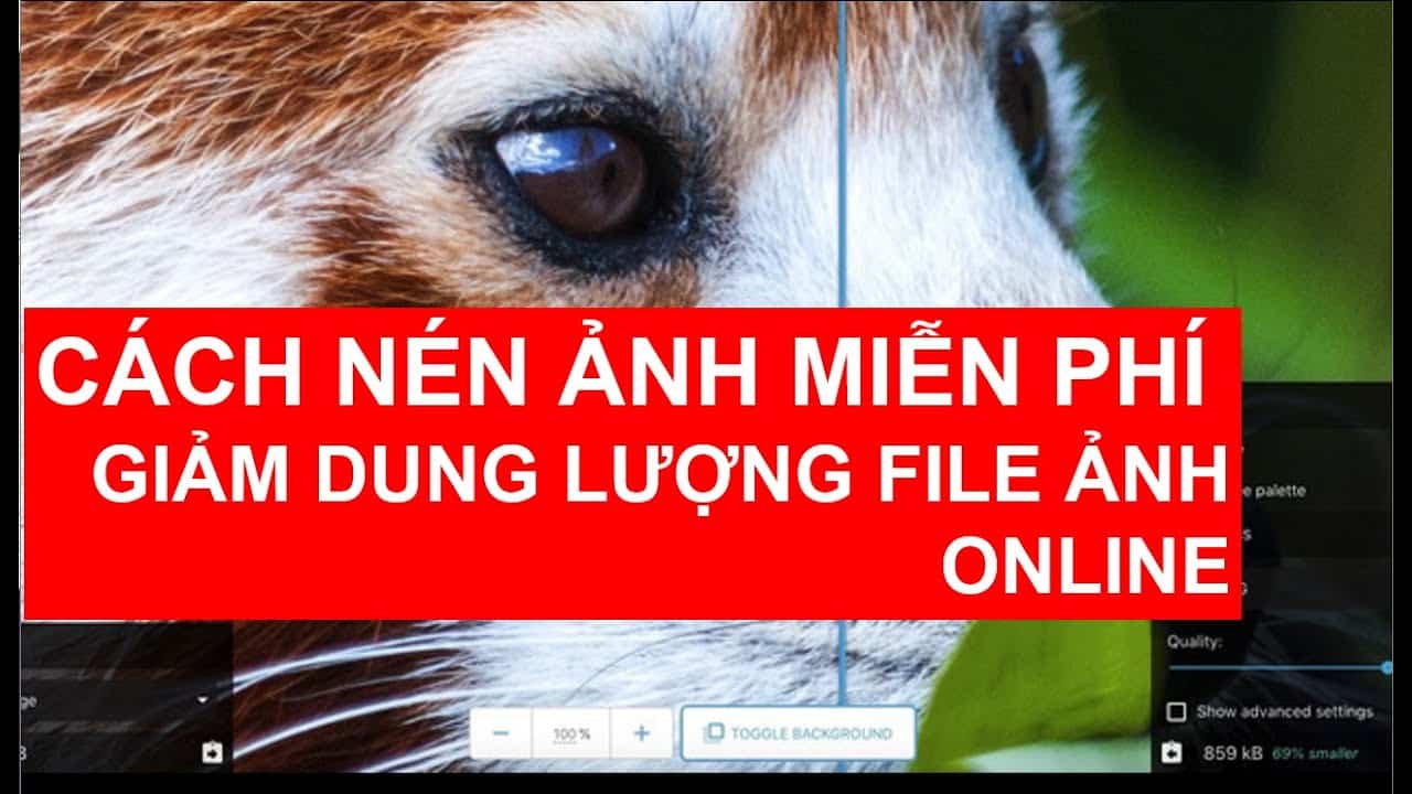 Cách giảm dung lượng ảnh