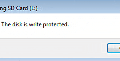 Cách khắc phục lỗi The disk is write protected