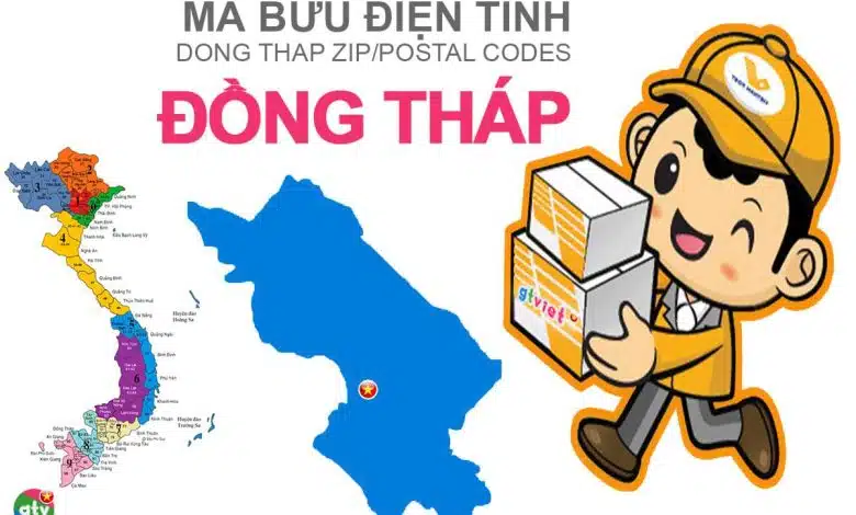Mã bưu điện Đồng Tháp