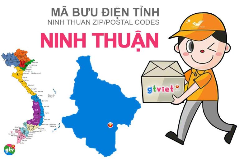 mã bưu điện Ninh Thuận