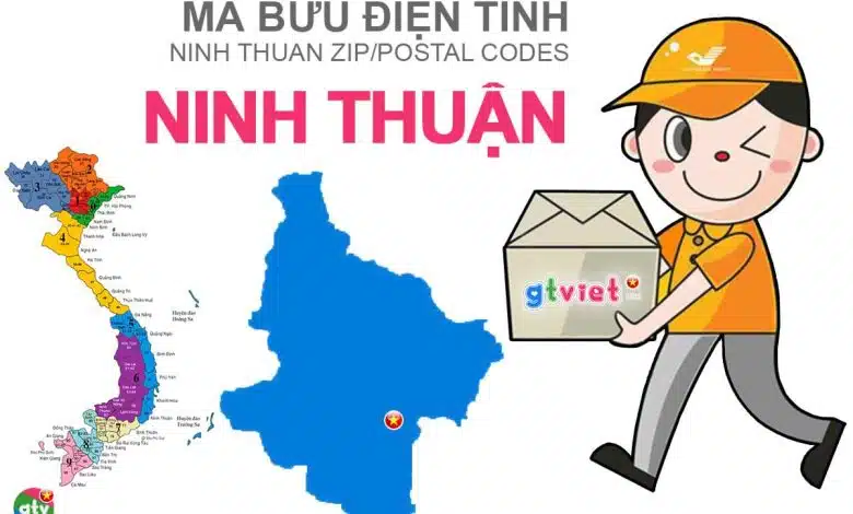 mã bưu điện Ninh Thuận