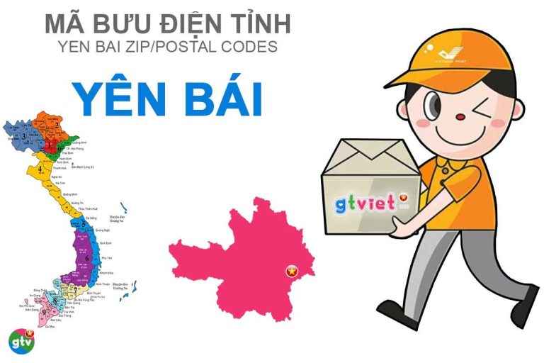 mã bưu điện Yên Bái
