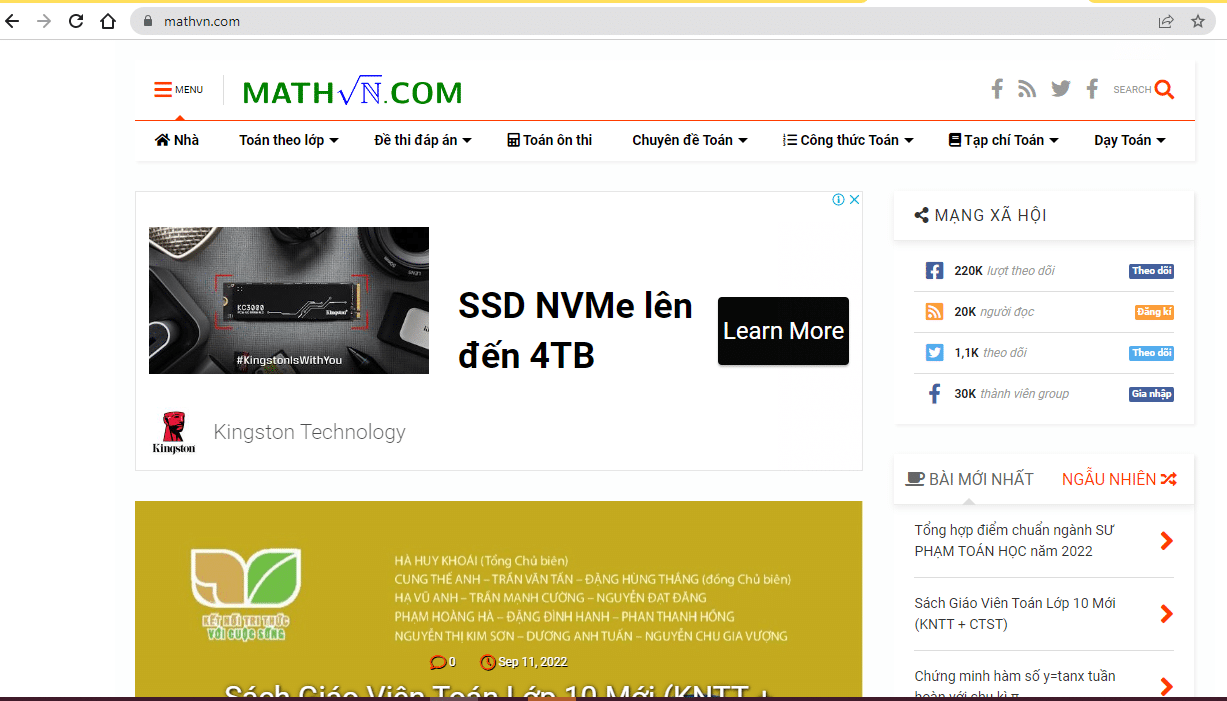 Top 10 Website Học Toán Uy Tín Chất Lượng Tại Việt Nam