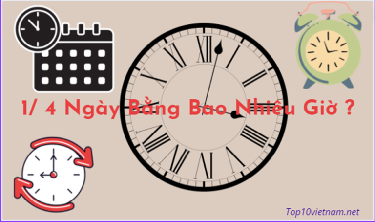 1 4 ngày bằng bao nhiêu giờ