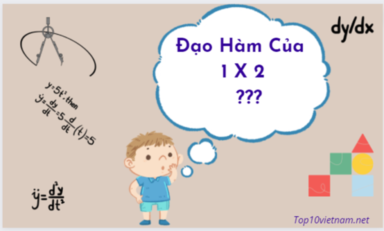 đạo hàm của 1 x 2