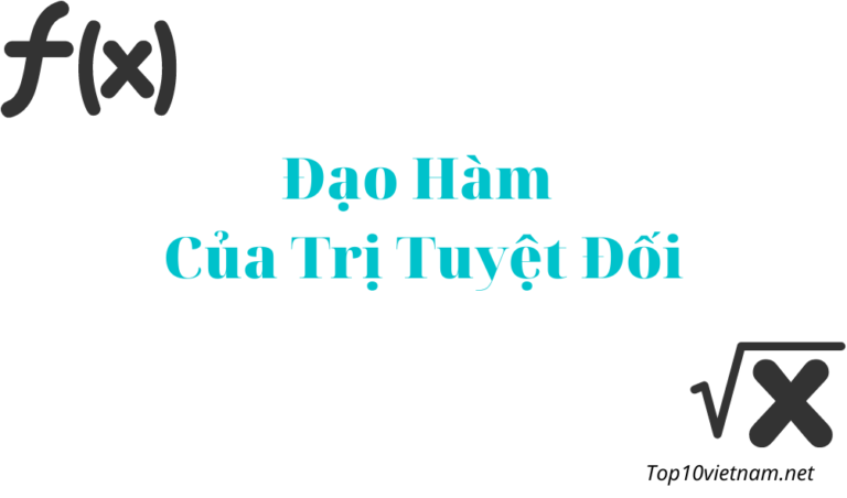 Đạo hàm của trị tuyệt đối