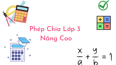 phép chia lớp 3 nâng cao