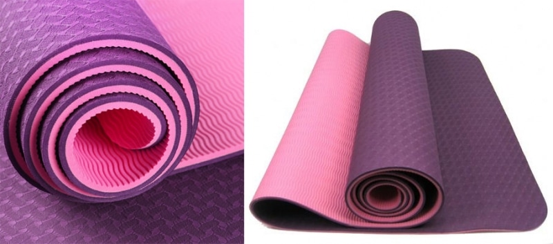 Cửa hàng dụng cụ thể thao là nơi bán thảm tập yoga và các loại thảm khác nhau tùy theo nhà sản xuất, mẫu mã, màu sắc và giá cả.